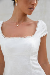 Bon Voyage Mini Dress Cream