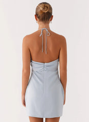 Cecelia Mini Dress - Blue