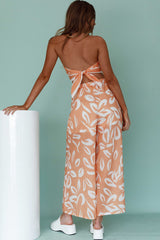 Randi Wide Leg Pants Leaf Print Mango