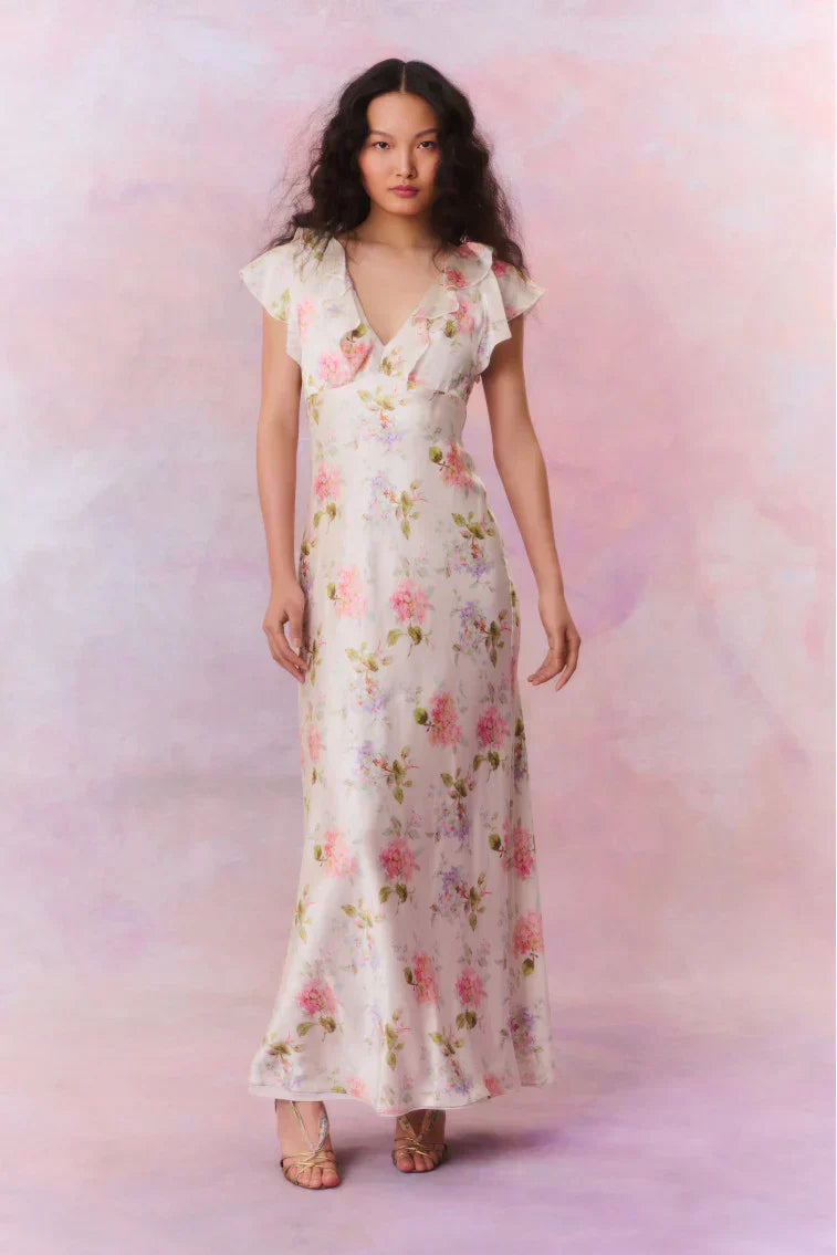 Kingley Heirloom V-Neck Maxi Dress