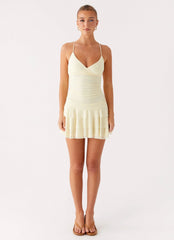 Emily Mini Dress - Yellow
